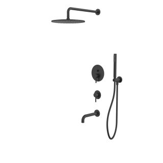 Душевой комплект WHITECROSS Y YSET07BL чёрный матовый